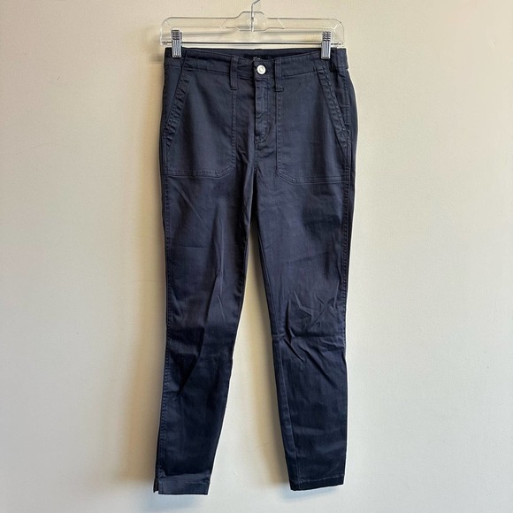 J. Crew Navy 9" Cargo Toothpick Pants Chinos Khakis Slim Skinny size 26 - Picture 1 of 10